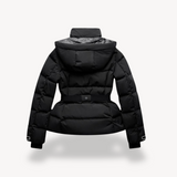 Elegant Belted Puffer Jacket | Women's Water-Resistant Winter Coat
