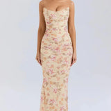 Formal Dress with Choker Neck Detail