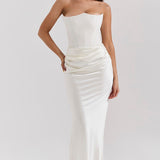 Silk Slimline Dress – Elegant Fit & Flattering Silhouette
