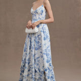 Elegant Flowy Midi Dress – Draped Neckline & Lightweight Fabric