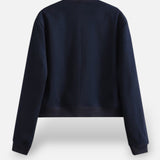 Women’s Spring Vintage Bomber Jacket Zip Front Lightweight