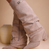 Women’s Suede Slouch Knee-High Boots