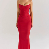 Formal Dress with Choker Neck Detail