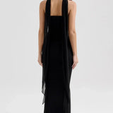 Formal Dress with Choker Neck Detail