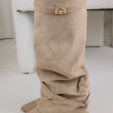 Women’s Suede Slouch Knee-High Boots