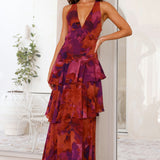 Tiered Ruffle Maxi Dress