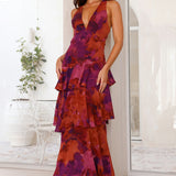 Tiered Ruffle Maxi Dress