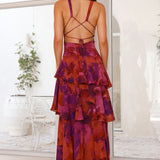 Tiered Ruffle Maxi Dress