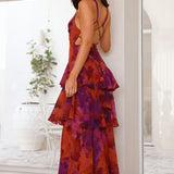 Tiered Ruffle Maxi Dress
