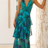 Tiered Ruffle Maxi Dress