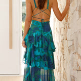 Tiered Ruffle Maxi Dress