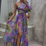Stylish One-Shoulder Dress – Perfect for Summer
