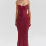Formal Dress with Choker Neck Detail