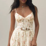 Elegant Flowy Midi Dress – Draped Neckline & Lightweight Fabric