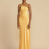 Women's Asymmetrical Shoulder Bodycon Party Dress