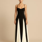 Soft Flowing Maxi Dress in Cream Georgette