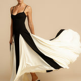 Soft Flowing Maxi Dress in Cream Georgette