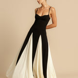 Soft Flowing Maxi Dress in Cream Georgette