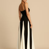 Soft Flowing Maxi Dress in Cream Georgette