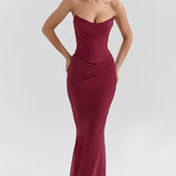 Formal Dress with Choker Neck Detail