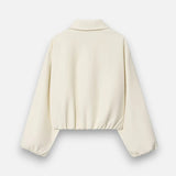 Women’s Spring Casual Bomber Jacket Turn‑Down Collar