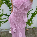 Women’s Ruffle Dress – Elegant Wedding Guest Style