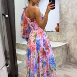 Stylish One-Shoulder Dress – Perfect for Summer