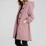 Stylish Oversized Rain Jacket | Women's Waterproof Hooded Windbreaker