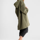 Stylish Oversized Rain Jacket | Women's Waterproof Hooded Windbreaker