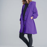 Stylish Oversized Rain Jacket | Women's Waterproof Hooded Windbreaker