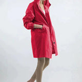 Stylish Oversized Rain Jacket | Women's Waterproof Hooded Windbreaker