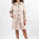 Stylish Oversized Rain Jacket | Women's Waterproof Hooded Windbreaker