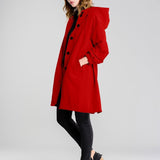 Stylish Oversized Rain Jacket | Women's Waterproof Hooded Windbreaker
