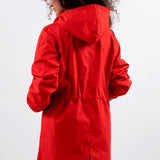 Stylish Oversized Rain Jacket | Women's Waterproof Hooded Windbreaker