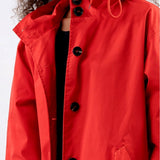 Stylish Oversized Rain Jacket | Women's Waterproof Hooded Windbreaker