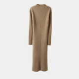 Women’s Slim Fit Knitted Wool Dress – Winter Elegance