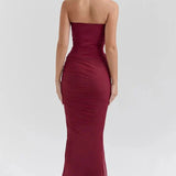 Formal Dress with Choker Neck Detail