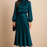 High Waist Midi Dress – Wedding Guest