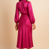 High Waist Midi Dress – Wedding Guest