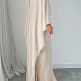 Batwing Sleeve Maxi Gown – Elegant Dress for Evening & Weddings