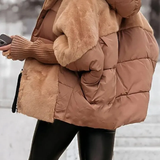 Stylish Women's Quilted Hooded Coat – Long-Line Winter Outerwear