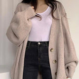 Women’s Chunky Oversized Cardigan Casual Knit Jacket