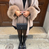 Elegant Faux Fur Jacket | Stylish Winter Evening Coat