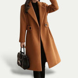 Sophisticated Wool Winter Coat | Belted Women's Outerwear