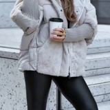 Stylish Women's Quilted Hooded Coat – Long-Line Winter Outerwear