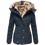 Cozy Faux Fur Jacket | Women's Longline Winter Coat for Cold Days