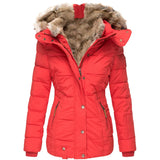 Cozy Faux Fur Jacket | Women's Longline Winter Coat for Cold Days