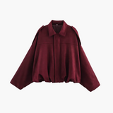 Elegant Suede Bomber Jacket | Women's Casual Chic Outerwear