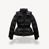 Elegant Belted Puffer Jacket | Women's Water-Resistant Winter Coat