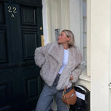 Luxe Faux Fur Coat | Women's Plush Oversized Winter Jacket